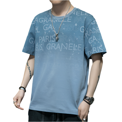 Men’s Trendy Embossed Streetwear Relaxed T-shirt