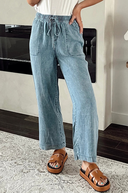 Women’s Casual Loose Straight Denim Pants