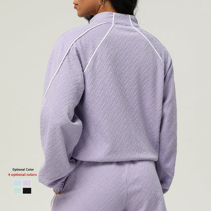 Women's Zippered Outdoor Fitness Jacket