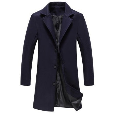 Men’s Casual Business Woolen Coat