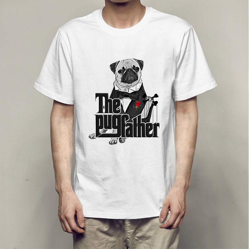 Men's Pug Father short-sleeved Tee