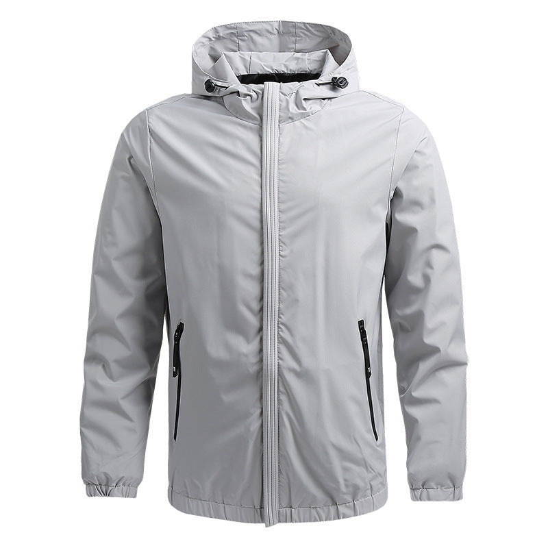 Men's Quick Dry Skin Hooded jacket