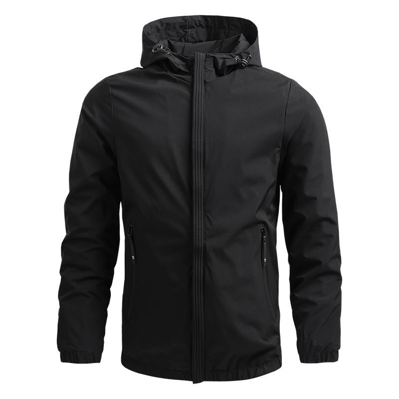 Men's Quick Dry Skin Hooded jacket