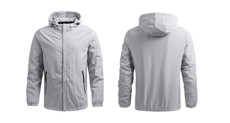 Men's Quick Dry Skin Hooded jacket