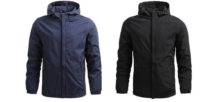 Men's Quick Dry Skin Hooded jacket