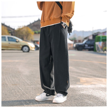Men's Casual Straight-leg Cotton Pants