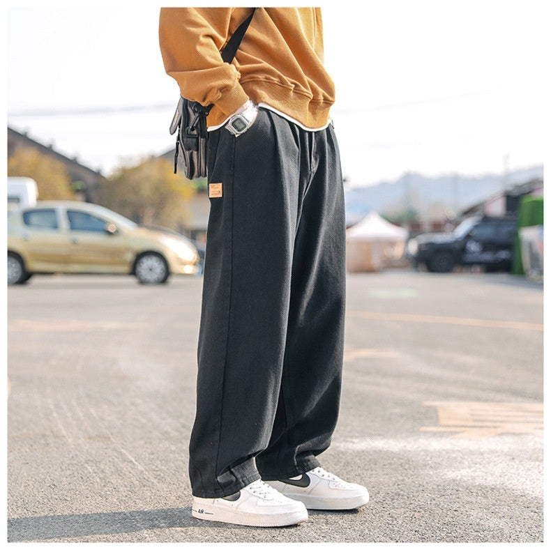 Men's Casual Straight-leg Cotton Pants