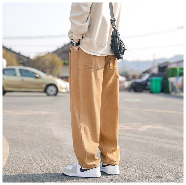 Men's Casual Straight-leg Cotton Pants