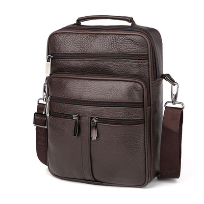 Unisex Leather cross-body bag