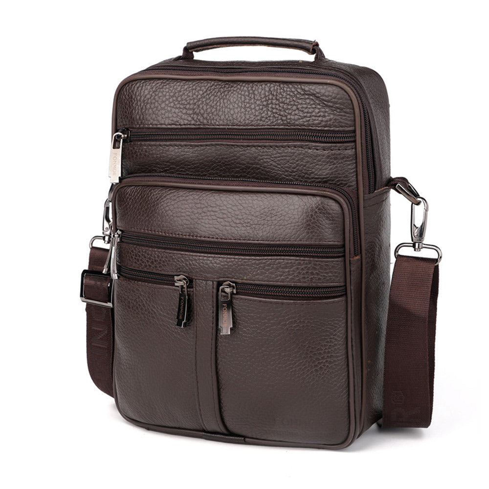 Unisex Leather cross-body bag