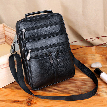 Unisex Leather cross-body bag