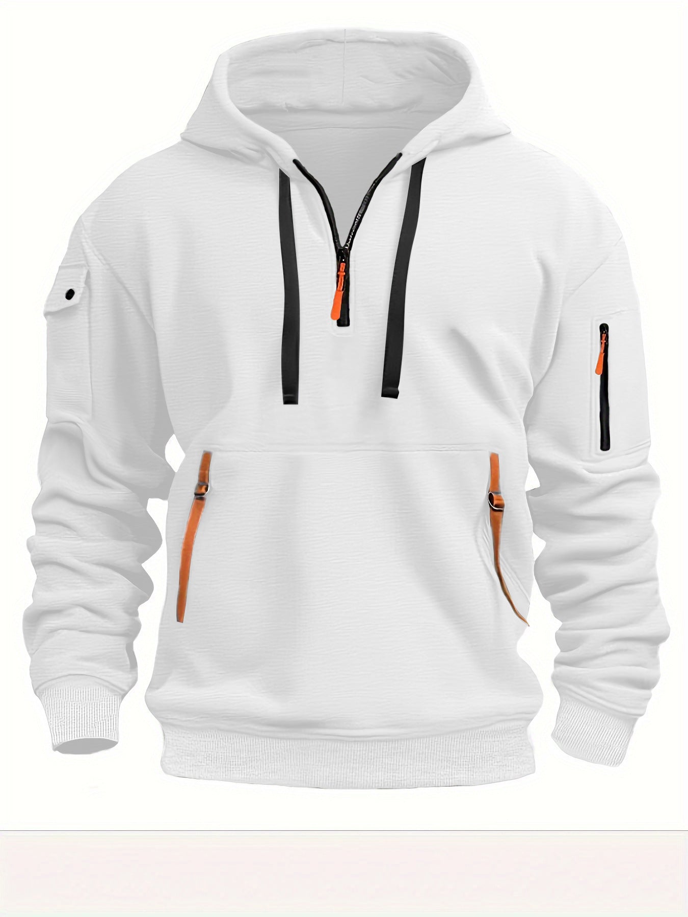 Dropped Shoulder Hooded Sweatshirt