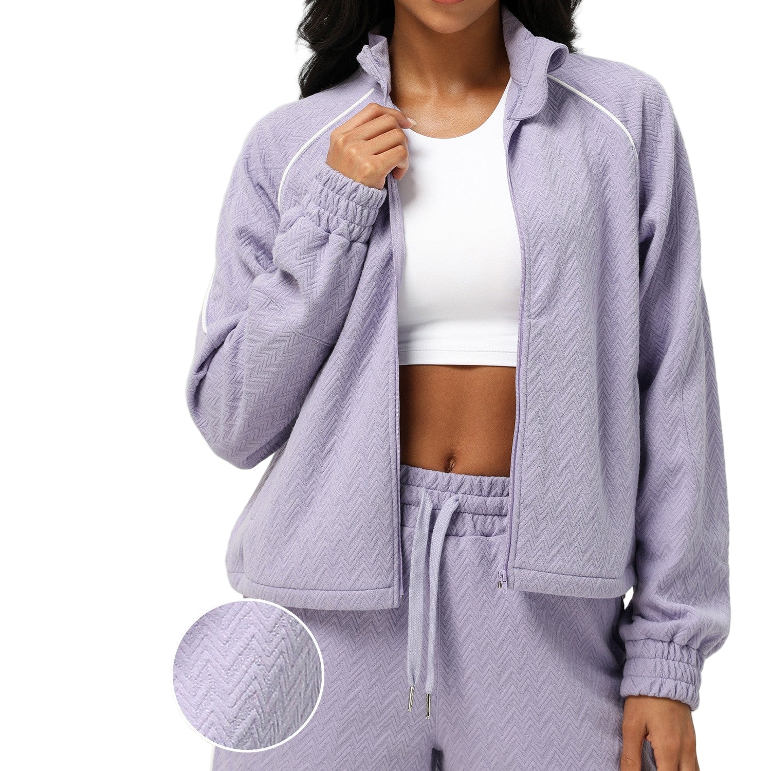 Women's Zippered Outdoor Fitness Jacket