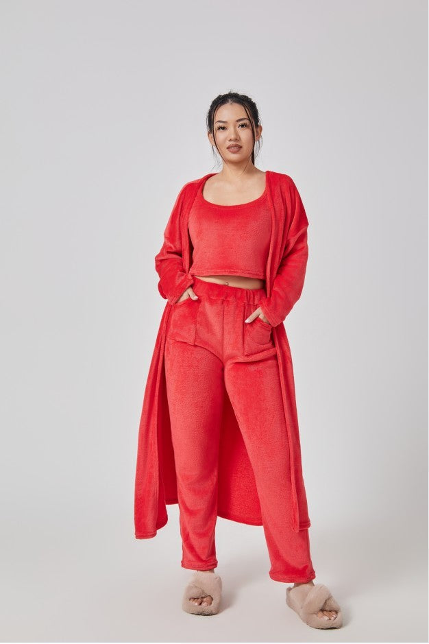 Women’s Cozy Pajama 3 Piece Lounge Set