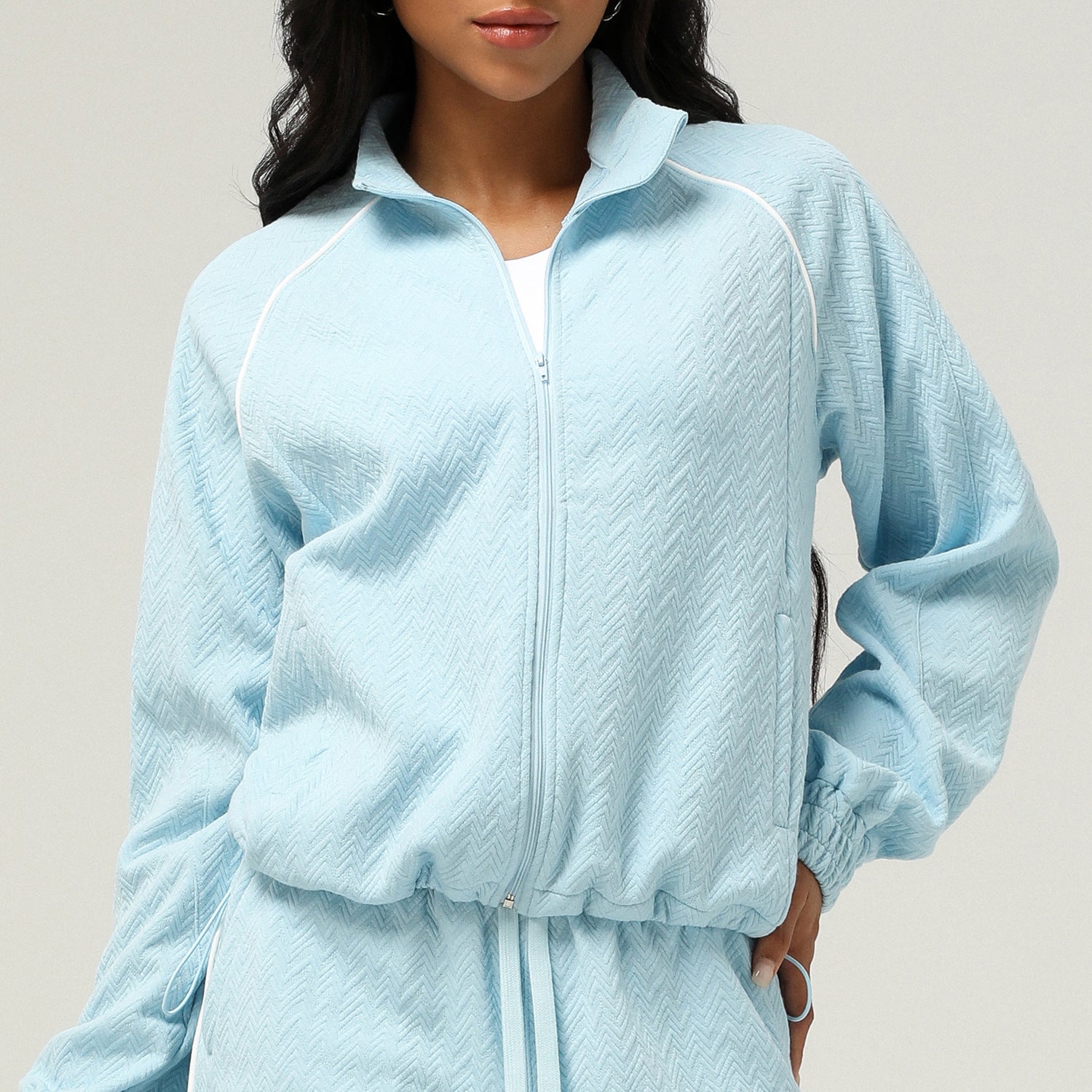 Women's Zippered Outdoor Fitness Jacket