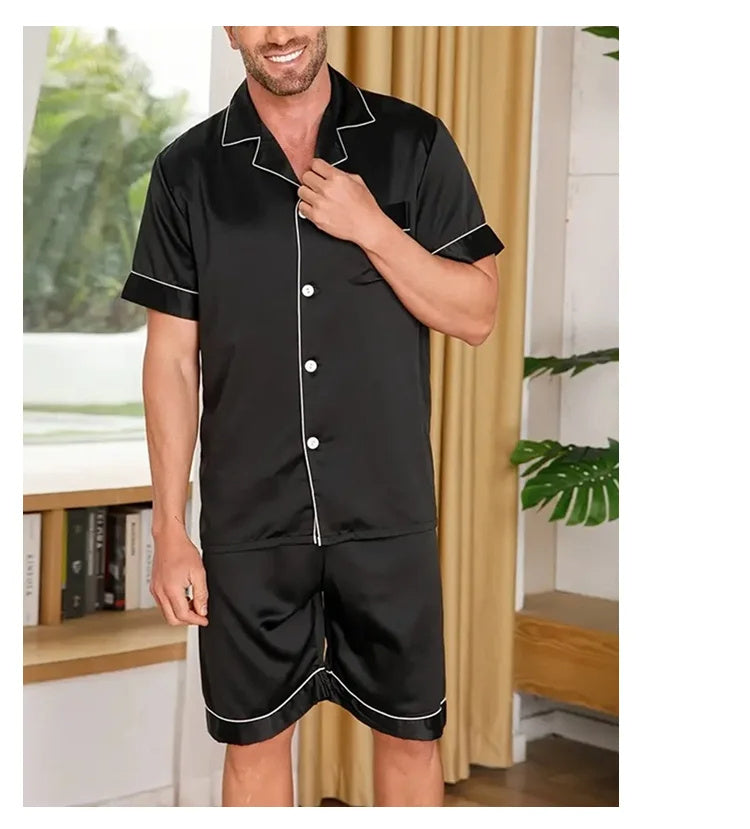 Casual Homewear Suit Breathable Thin Short-sleeved Shorts