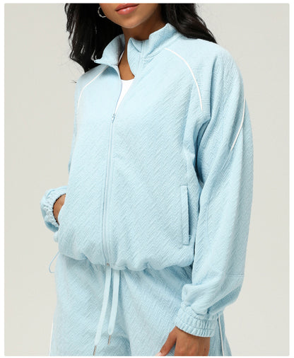 Women's Zippered Outdoor Fitness Jacket