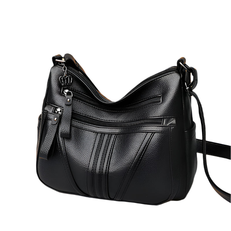 Genuine Leather Simple Shoulder Messenger Bag