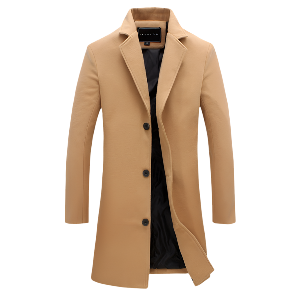 Men’s Casual Business Woolen Coat