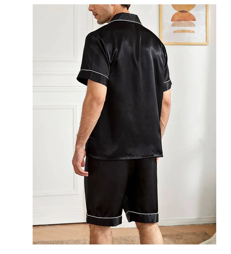 Casual Homewear Suit Breathable Thin Short-sleeved Shorts