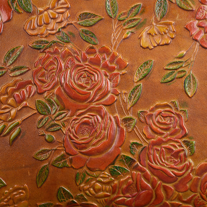 Women’s Rosewood Elegance Leather Handbag