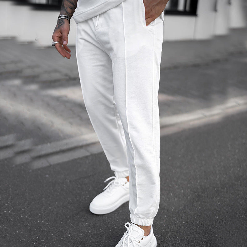 Men's Casual Short-sleeved Trousers Two-piece Suit