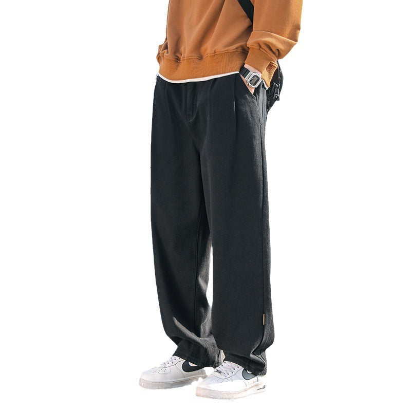 Men's Casual Straight-leg Cotton Pants