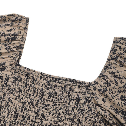 Women's Wide-leg Pants Printed Jumpsuit