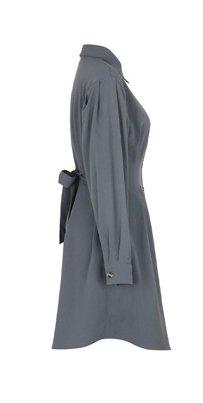 Women’s Solid Color Shirt Skirt