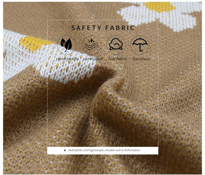 Women’s Long-sleeved Floral Knitted Sweater