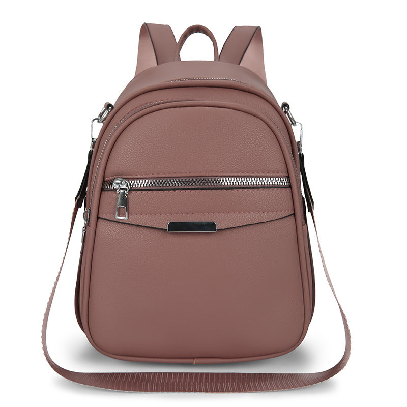 All-matching Solid Color Casual Trend Travel Bag