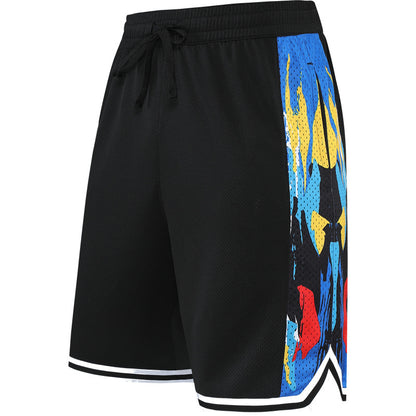 Loose Overknee Five-point Beach Workout Training Middle Pants