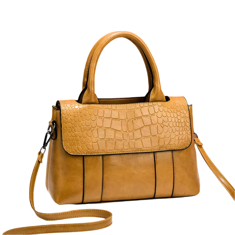 Women's RoyalHue Croco Carryall Crossbody Shoulder Bag