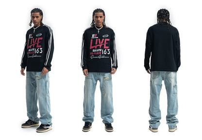 Urban Salute Crew Neck Graphic Tee