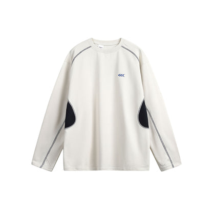 Men’s Contrast Patchwork Long Sleeve Quick-drying sweatshirt