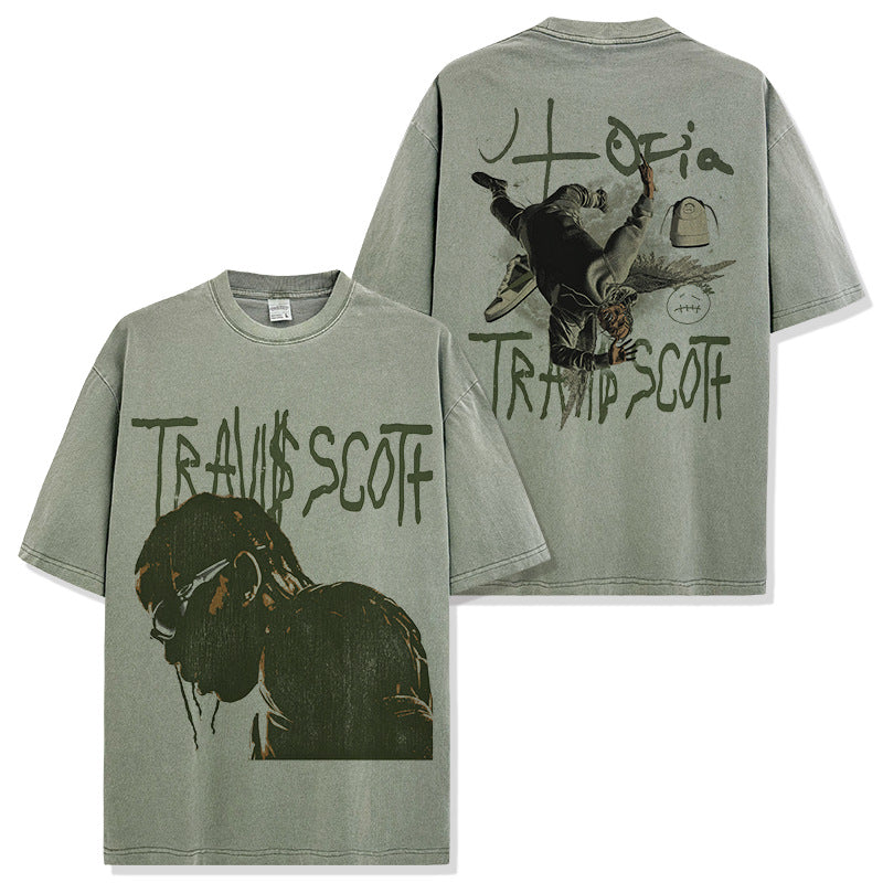 Washed Military Green / 3XL