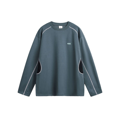 Men’s Contrast Patchwork Long Sleeve Quick-drying sweatshirt