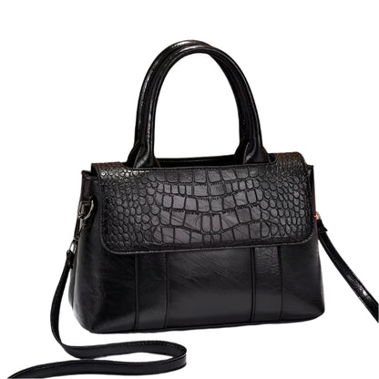 Women's RoyalHue Croco Carryall Crossbody Shoulder Bag