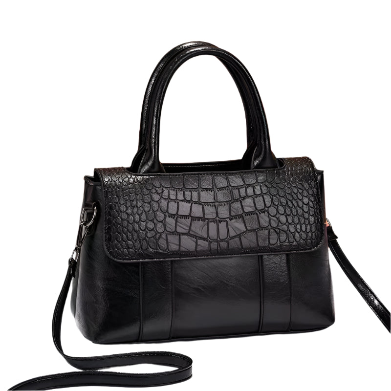 Women's RoyalHue Croco Carryall Crossbody Shoulder Bag