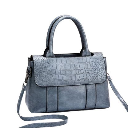 Women's RoyalHue Croco Carryall Crossbody Shoulder Bag