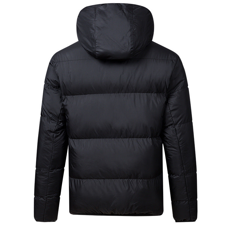 HeatFlex Thickened Sports Hoodie Down Jacket
