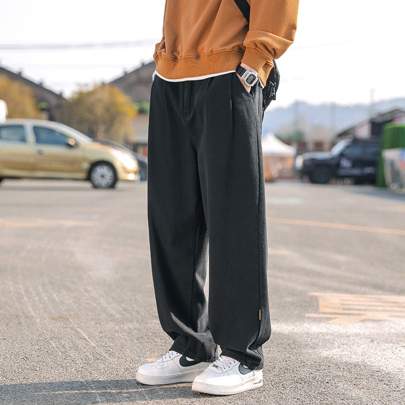 Men's Casual Straight-leg Cotton Pants