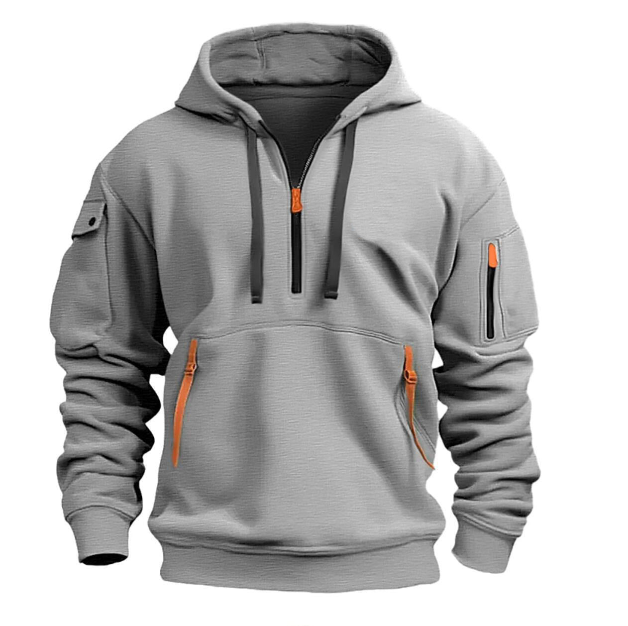 Dropped Shoulder Hooded Sweatshirt