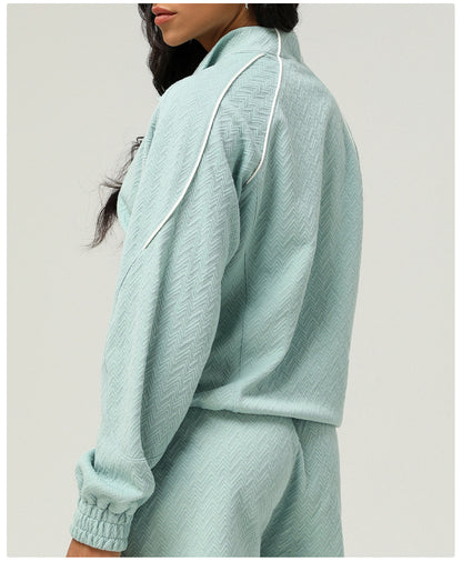 Women's Zippered Outdoor Fitness Jacket