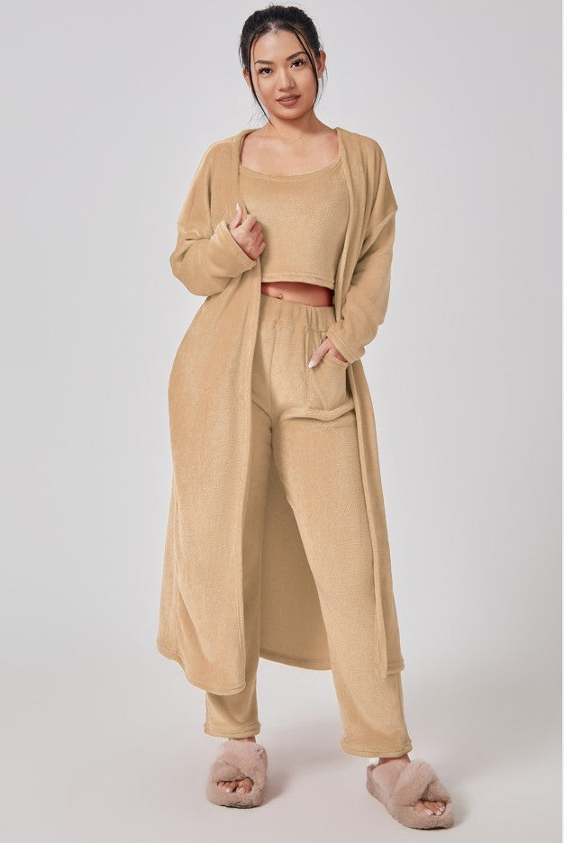 Women’s Cozy Pajama 3 Piece Lounge Set