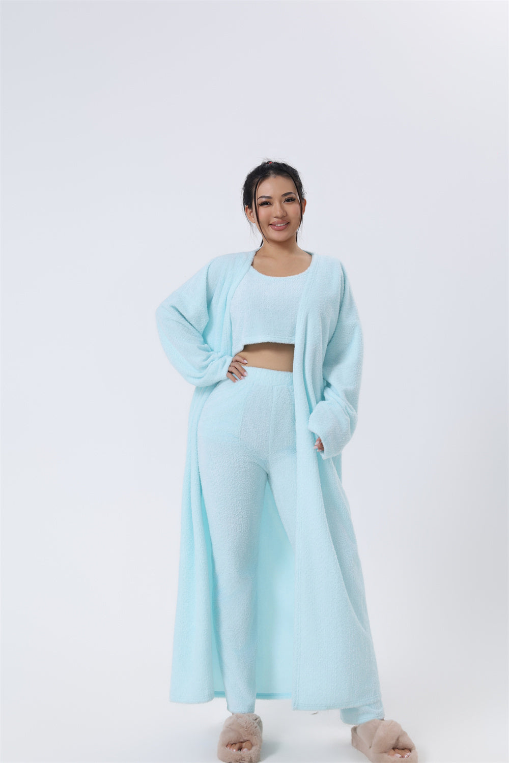 Women’s Cozy Pajama 3 Piece Lounge Set