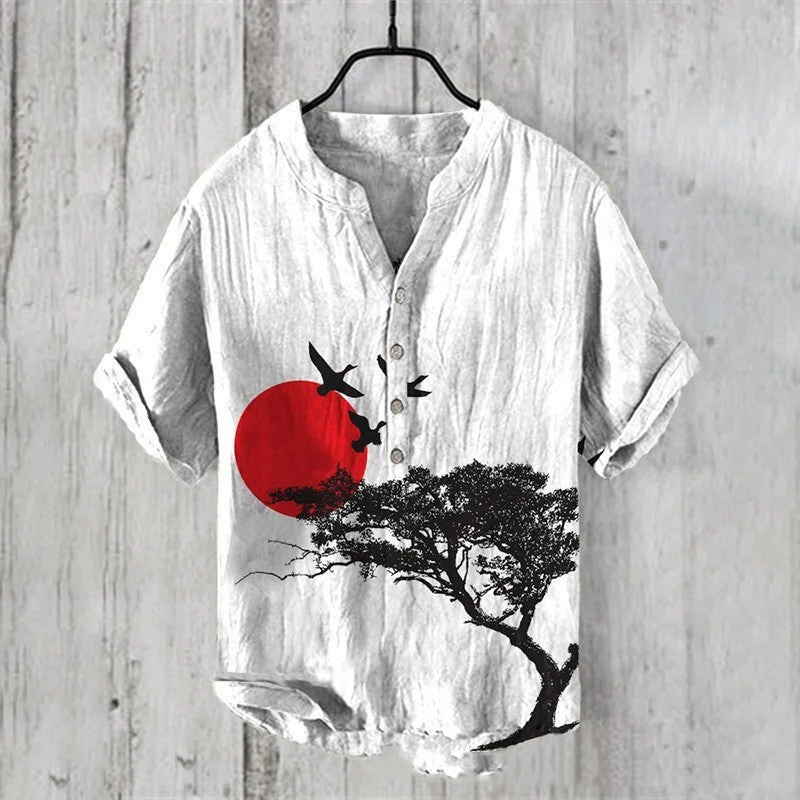 Men’s Tropical Summer National Trendy Style Shirt