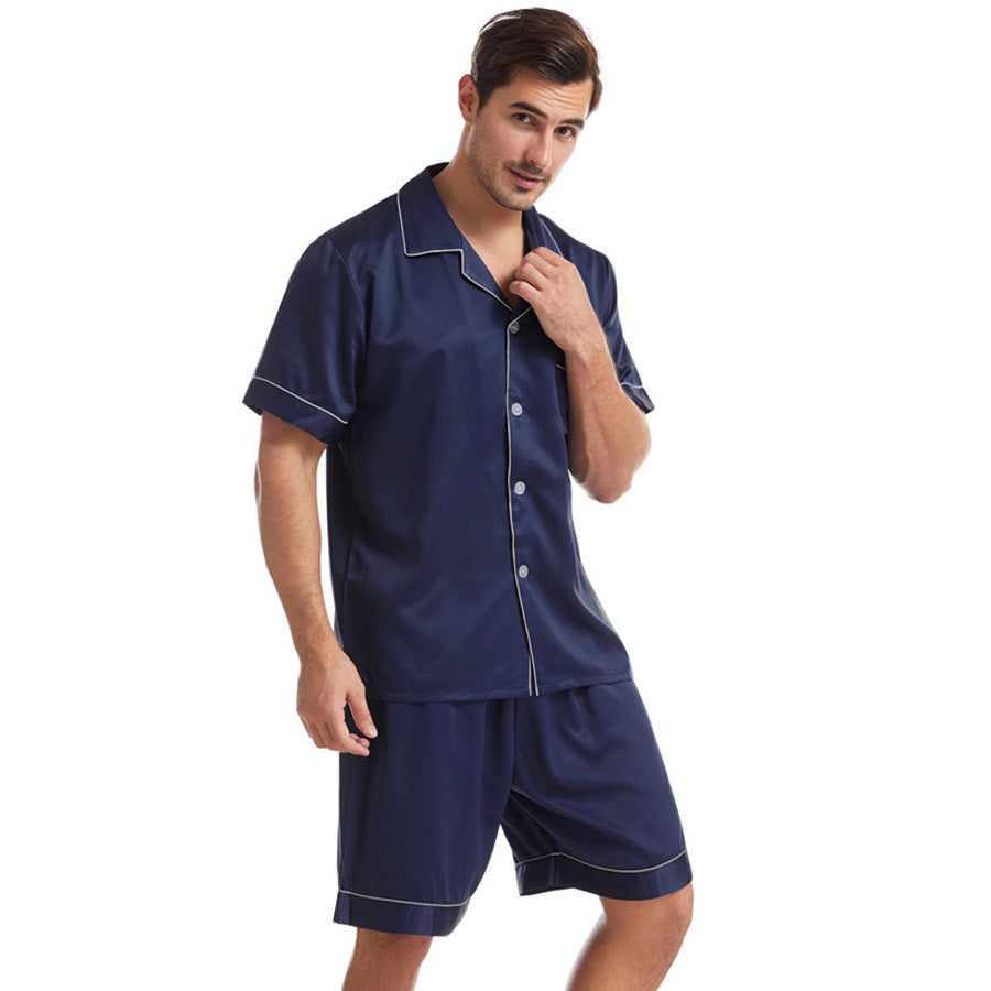 Casual Homewear Suit Breathable Thin Short-sleeved Shorts