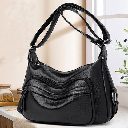 Women’s High Capacity PU Leather Crossbody Bag