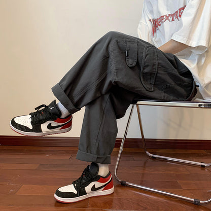 Men's Summer Thin Straight cargo Pants